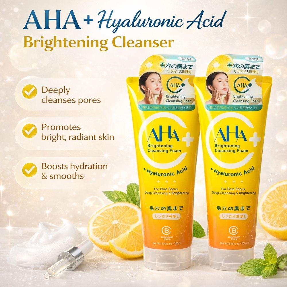 AHA+ Brightening Cleanser - Yellow
